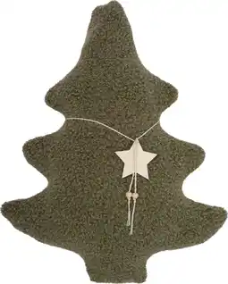 Intratuin Intratuin sierkussen Gina kerstboom groen 55 x 43 cm aanbieding