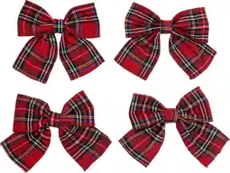 Intratuin Intratuin strik ruit rood 15 x 15 cm 4 stuks aanbieding