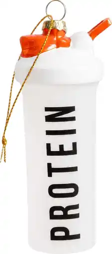Intratuin Yup in de Boom kerst ornament Sports proteine shake wit 5 x 4,5 x 12 cm aanbieding