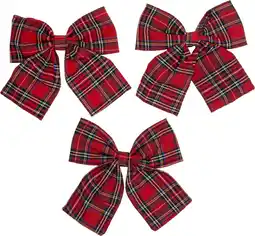 Intratuin Intratuin strik ruit rood 24 x 24 cm 3 stuks aanbieding