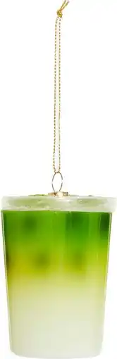 Intratuin Yup in de Boom kerst ornament Bakkerij matcha latte groen / wit D 6 H 8 cm aanbieding
