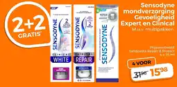 Trekpleister Sensodyne Mondverzorging Gevoeligheid Expert en Clinical aanbieding