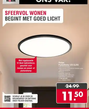 Philips Plafondlamp LED CL255