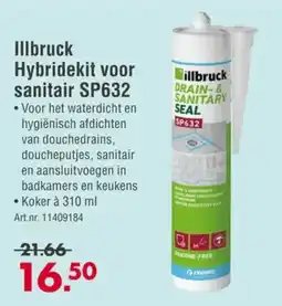 Enorm Illbruck Hybridekit voor sanitair SP632 aanbieding