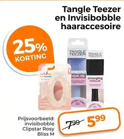 Trekpleister Tangle Teezer en Invisibobble Haaraccesoire aanbieding