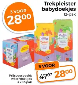 Trekpleister Trekpleister Babydoekjes aanbieding
