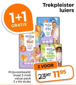 Trekpleister Trekpleister Luiers aanbieding