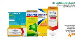 Trekpleister Bij Vastzittende Hoest aanbieding
