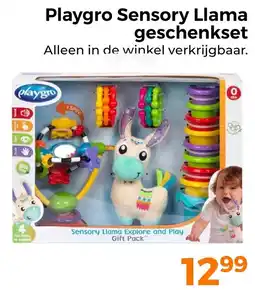 Trekpleister Playgro Sensory Llama Geschenkset aanbieding