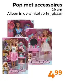 Trekpleister Pop met Accessoires aanbieding