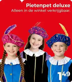 Trekpleister Pietenpet deluxe aanbieding