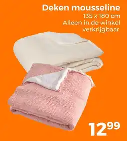 Trekpleister Deken Mousseline aanbieding