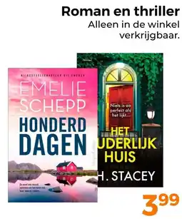 Trekpleister Roman en Thriller aanbieding