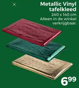 Trekpleister Metallic Vinyl Tafelkleed aanbieding
