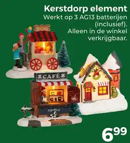 Trekpleister Kerstdorp Element aanbieding