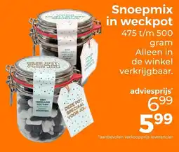 Trekpleister Snoepmix in Weckpot aanbieding