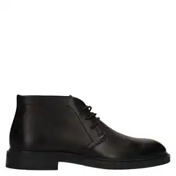 Wehkamp Manfield leren veterschoenen - zwart aanbieding