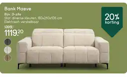 Leen Bakker Bank Maeve aanbieding