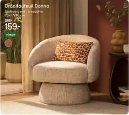 Leen Bakker Draaifauteuil Donna aanbieding