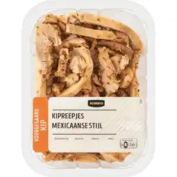 Jumbo Jumbo Voorgegaard Kipreepjes Mexicaanse Stijl 135 g aanbieding