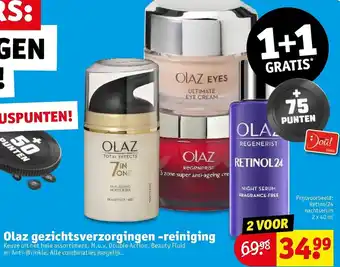 Kruidvat Olaz gezichtsverzorgingen -reiniging aanbieding