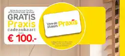 Praxis Praxis cadeaukaart aanbieding
