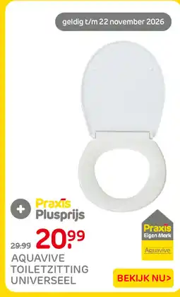 Praxis Aquavive toiletzitting universeel aanbieding