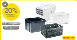 Praxis Praxis pvc-opbergbakken aanbieding