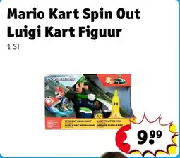 Kruidvat Mario Kart Spin Out Luigi Kart Figuur aanbieding