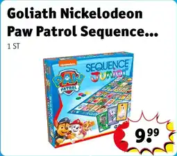 Kruidvat Goliath Nickelodeon Paw Patrol Sequence Junior aanbieding