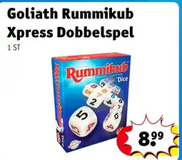 Kruidvat Goliath Rummikub Xpress Dobbelspel aanbieding
