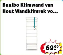 Kruidvat Buxibo Klimwand van Hout Wandklimrek voor Binnen Gym Speeltoestel voor Kinderen aanbieding