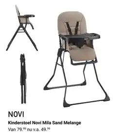 Van Asten BabySuperstore Kinderstoel Novi Mila Sand Melange aanbieding