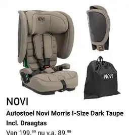 Van Asten BabySuperstore Autostoel Novi Morris I-Size Dark Taupe aanbieding