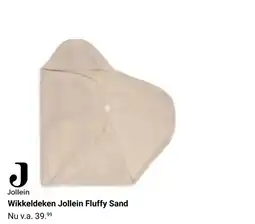 Van Asten BabySuperstore Wikkeldeken Jollein Fluffy Sand aanbieding