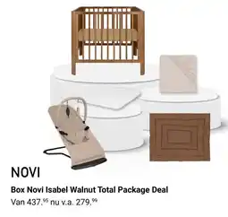 Van Asten BabySuperstore Box Novi Isabel Walnut Total Package Deal aanbieding