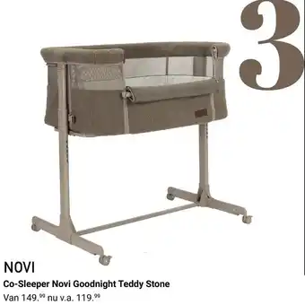 Co-Sleeper Novi Goodnight Teddy Stone
