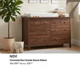 Van Asten BabySuperstore Commode Novi Grande Sienna Walnut aanbieding