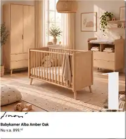 Van Asten BabySuperstore Babykamer Alba Amber Oak aanbieding