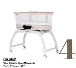 Van Asten BabySuperstore Wieg Chipolino Sogno Macadamia aanbieding