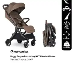 Van Asten BabySuperstore Buggy Easywalker Jackey NXT Chestnut Brown aanbieding