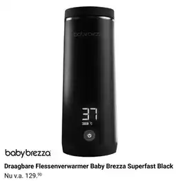 Van Asten BabySuperstore Draagbare Flessenverwarmer Baby Brezza Superfast Black aanbieding