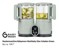 Van Asten BabySuperstore Keukenmachine Babymoov Nutribaby Glas Celadon Green aanbieding