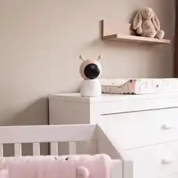 Action Omajin babyfoon met camera - beige / rood aanbieding