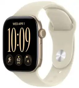 Coolblue Apple Watch Series 12 42mm Goud Sportband S/M aanbieding