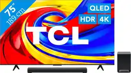 Coolblue TCL QLED 75 P79L (2026) + TCL S60K aanbieding
