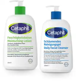 De Online Drogist Cetaphil Moisturizing Lotion 236ML + Daily Facial Cleanser 236ML Combi aanbieding