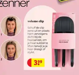 Kruidvat Quinty Mirjam x Zenner volume clip aanbieding