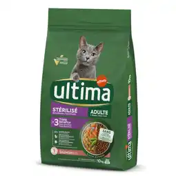 Zooplus 9 kg + 1 kg gratis! Ultima droogvoer voor katten 10 kg - Sterilized Adult Zalm aanbieding