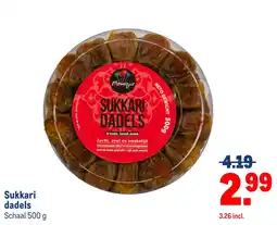 Makro Biomaja Sukkari dadels aanbieding